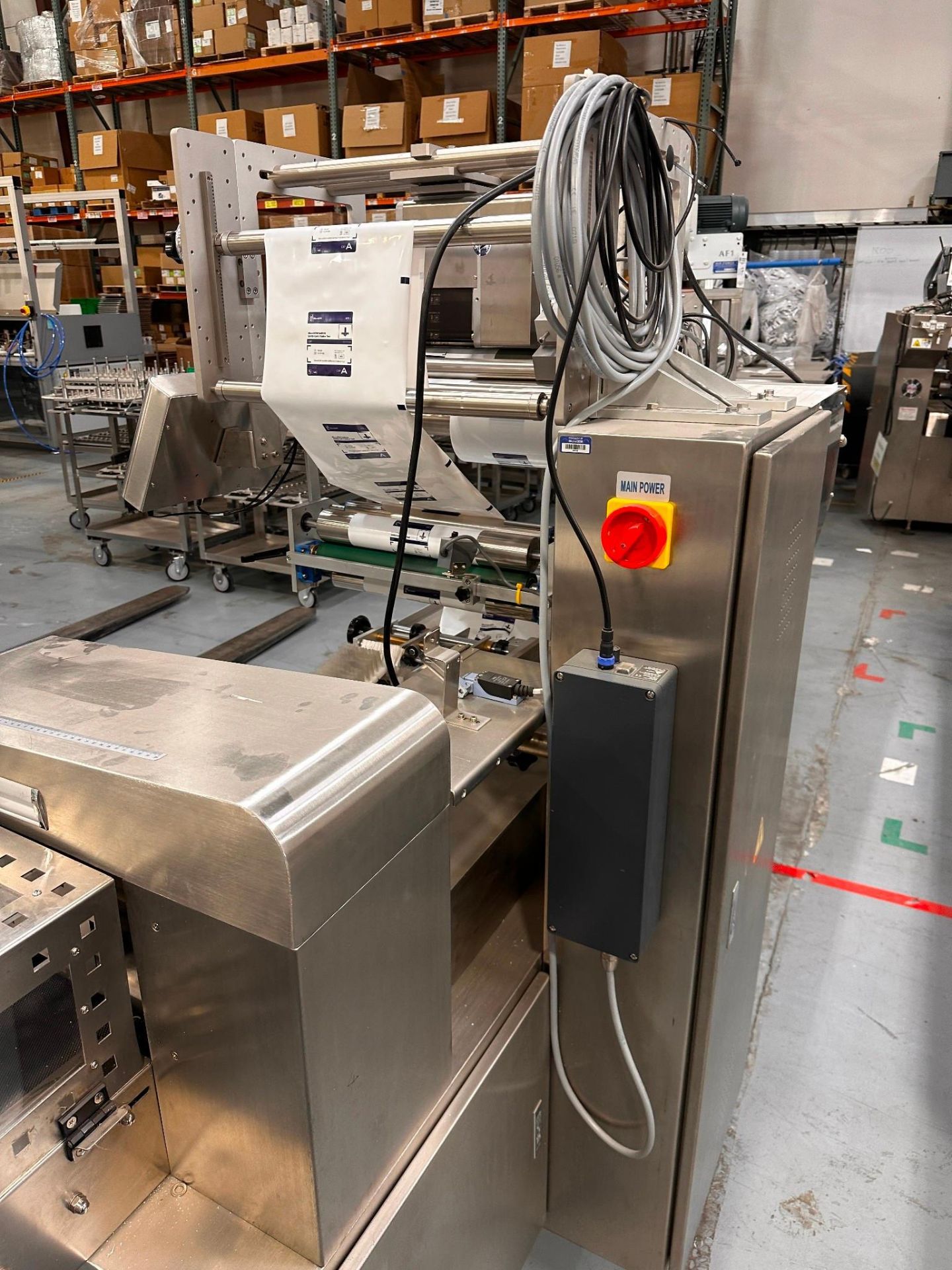 BARRINGTON MODEL BPS-350S FLOW WRAPPER WITH INDEX CONVEYOR 7 3/4 X 9IN LONG - Image 4 of 14