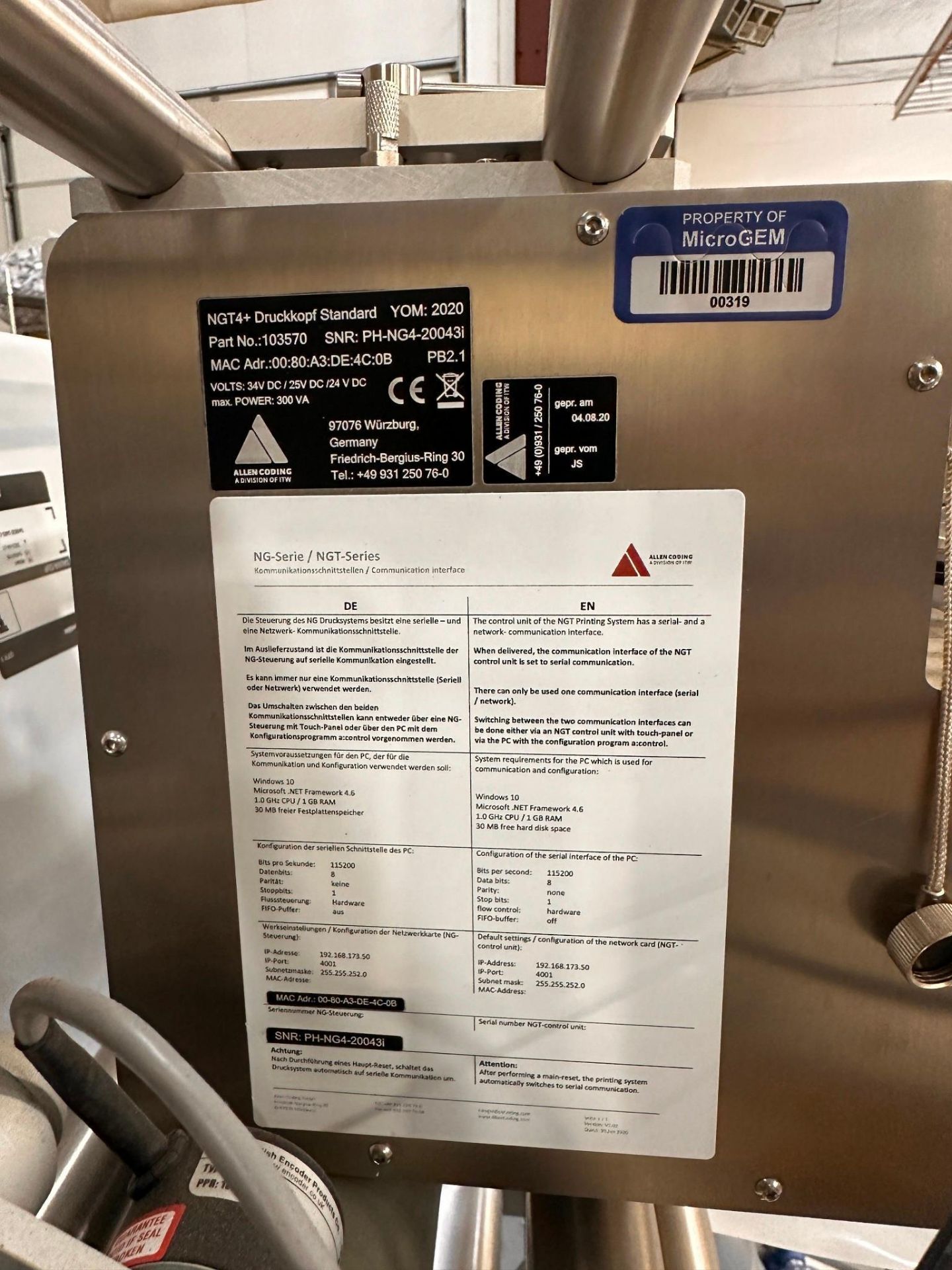 BARRINGTON MODEL BPS 350S FLOW WRAPPER WITH INDEX CONVEYOR 8 3/4IN X 9IN LONG LUGS - Image 9 of 10
