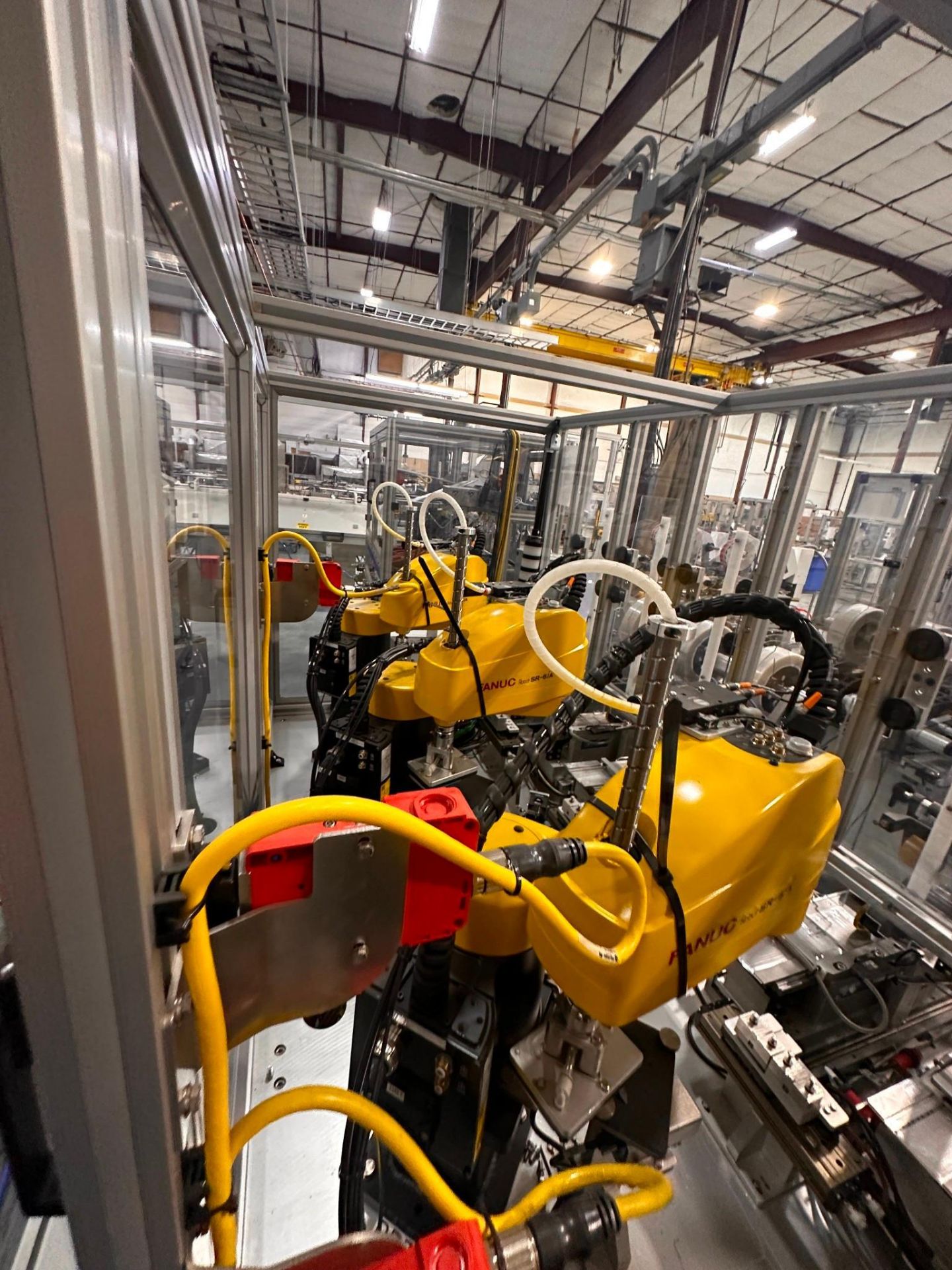ROBOT LABELING STATION, CONSISTING OF FANUC SCARA ROBOT SR-6IA MFG 2020 - Image 9 of 18