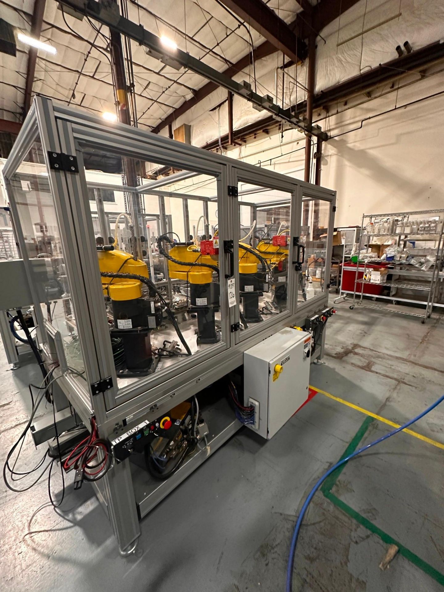 ROBOT LABELING STATION, CONSISTING OF FANUC SCARA ROBOT SR-6IA MFG 2020 - Image 2 of 18