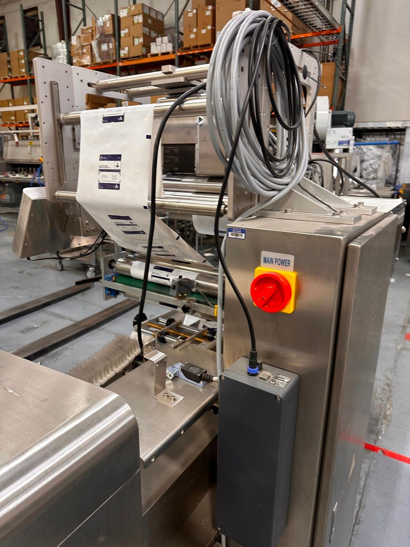 BARRINGTON MODEL BPS-350S FLOW WRAPPER WITH INDEX CONVEYOR 7 3/4 X 9IN LONG - Image 5 of 14