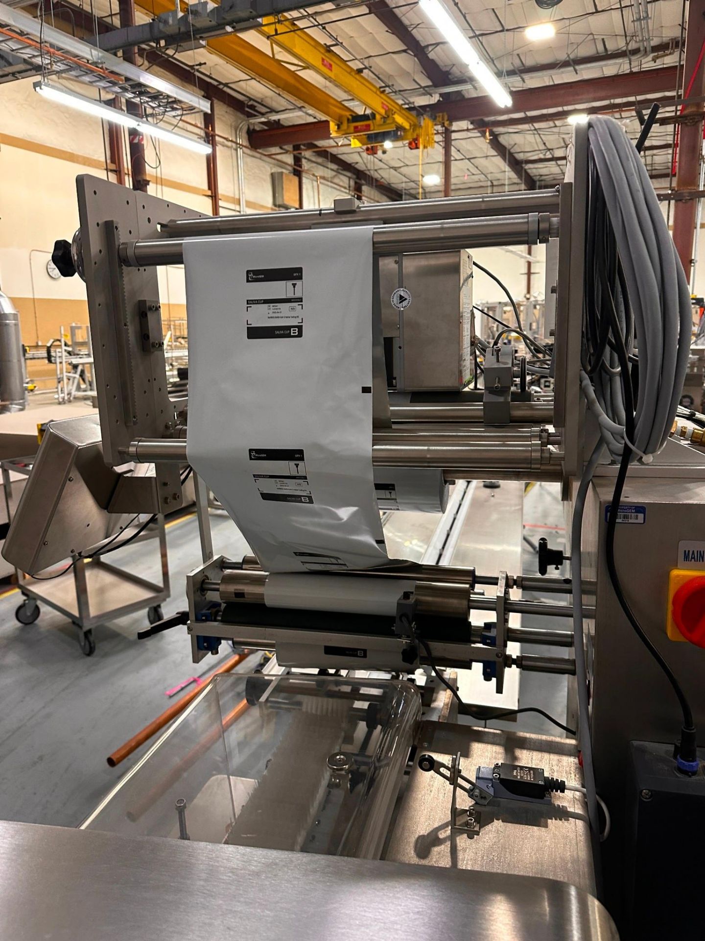 BARRINGTON MODEL BPS 350S FLOW WRAPPER WITH INDEX CONVEYOR 8 3/4IN X 9IN LONG LUGS - Image 2 of 10