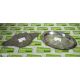 Oval plated dish - 10 1/2 inch & Steel oval plated dish - 6 inch - Image 1 of 4