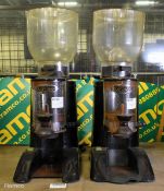 2x Expobar Cunill espresso coffee grinders