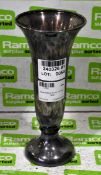 Silver plated church 10 inch vase