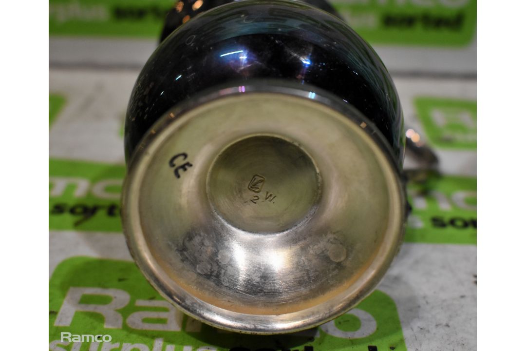 Small plated jug with lid & Small plated jug with lid - Image 5 of 5