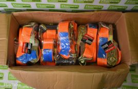 5x Neilsen ratchet straps - 8m