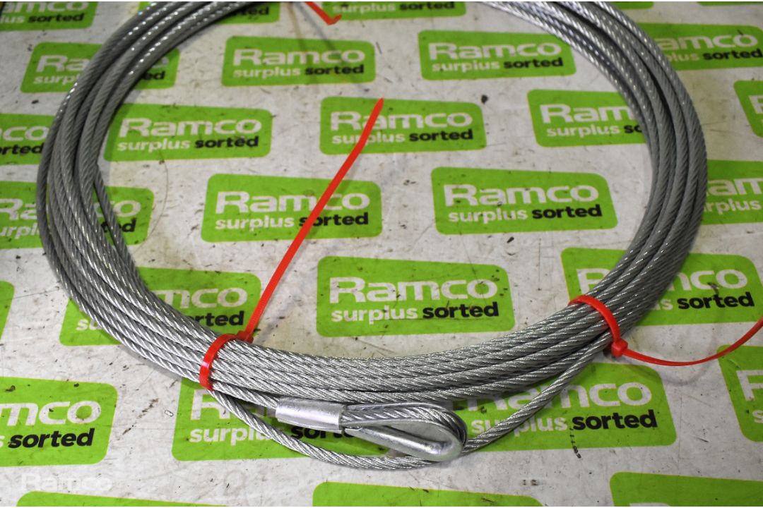 3x Superwinch 3/16 wire rope assemblies, 2x Superwinch S700 wire rope assembly and more - Image 5 of 9