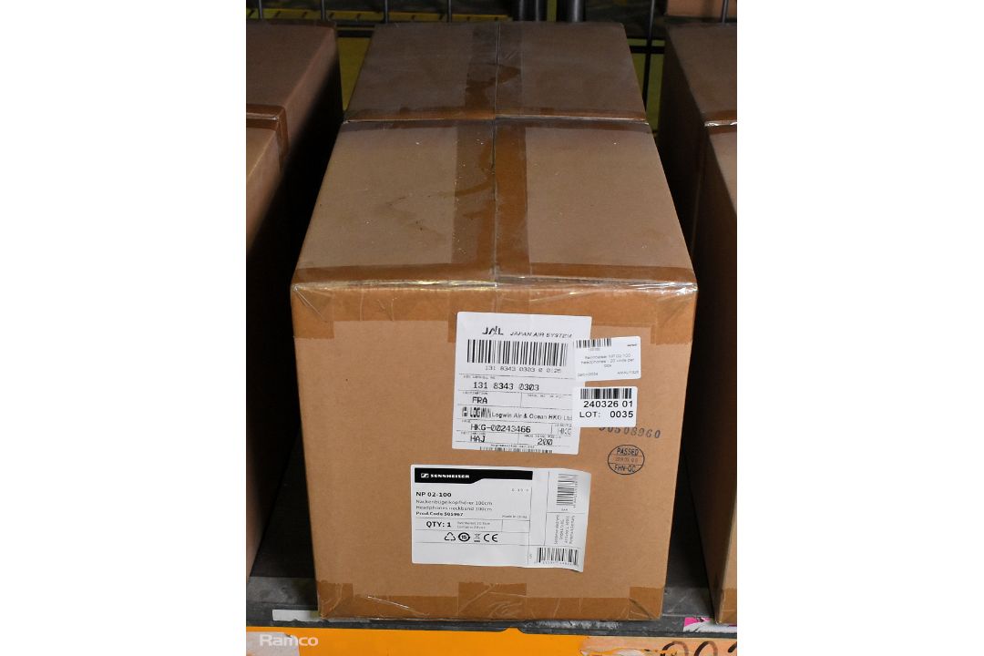 2x boxes of Sennheiser NP 02-100 headphones - 20 units per box - Image 2 of 2