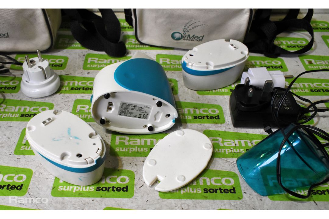 2x AirMed CN-03A travel-air compressor nebuliser kits with bags & more (see desc.) - Image 12 of 19
