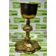 Decorative brass church chalice & Brass communion bread holder container - Image 2 of 6