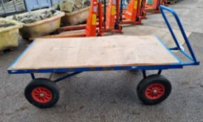 KEY 297 platform hand truck - W 920 x D 1800 x H 560mm
