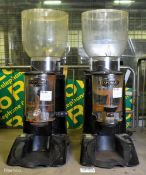 2x Expobar Cunill espresso coffee grinders