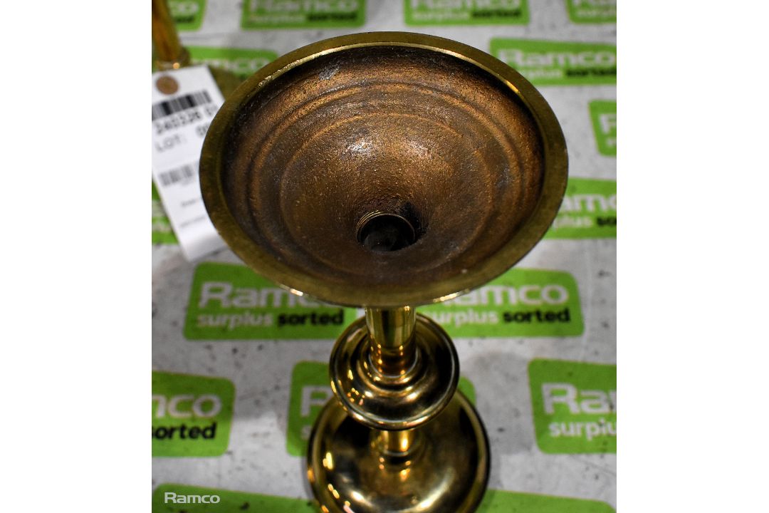Pair of Brass candlesticks - Image 4 of 4