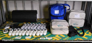 2x AirMed CN-03A travel-air compressor nebuliser kits with bags & more (see desc.)