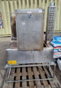 Karcher BFK-FC multi-fuel field cooking station including stand, shelf, hot plate, chimney and oven