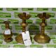 Pair of Brass candlesticks & Small brass vase - Image 1 of 6