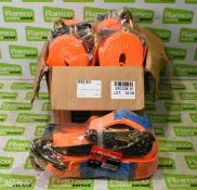 5x Neilsen ratchet straps - 8m