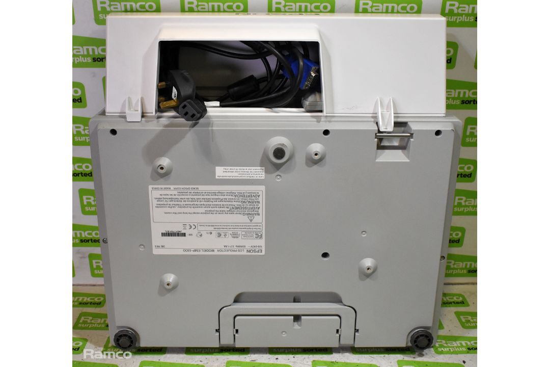 Epson EMP-6100 LCD projector - approx 1500 lamp hours - Image 6 of 7