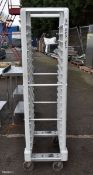 Rubbermaid serving tray trolley - L 570 x W 430 x H 1700mm