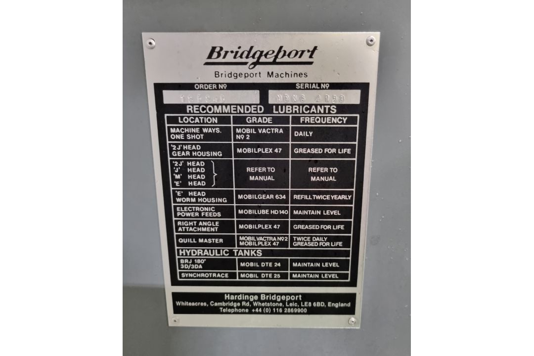Hardinge Bridgeport EZPLUS CNC milling machine - Serial No: HDNG 4130 - 380V - 3 phase - Image 10 of 14