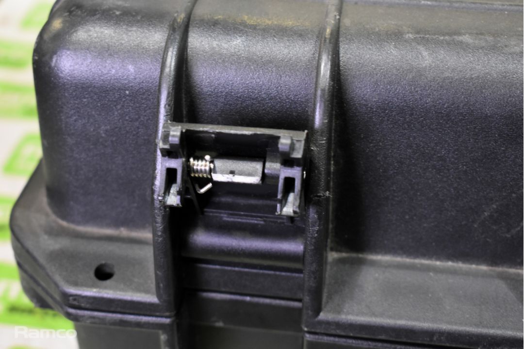 Black plastic protective hard case with padding & 5 Star Cases flight case - Image 4 of 11