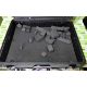 Black plastic protective hard case with padding & 5 Star Cases flight case - Image 3 of 11