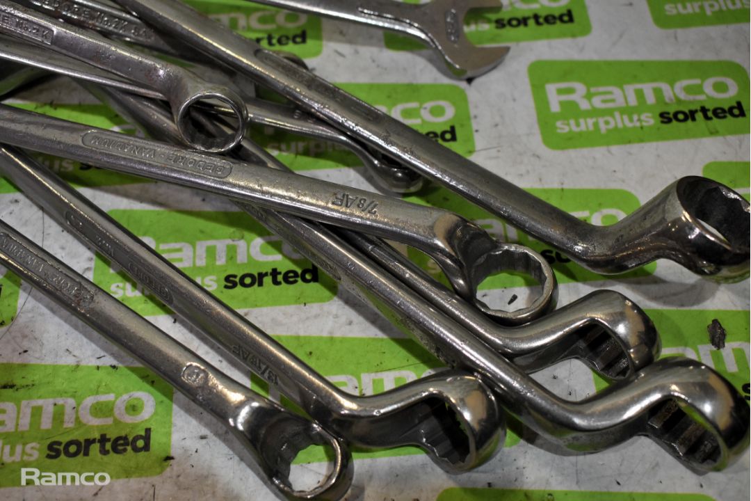 20x Assorted Gedore vanadium spanners - Image 2 of 3