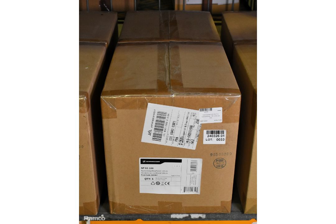 2x boxes of Sennheiser NP 02-100 headphones - 20 units per box - Image 2 of 2