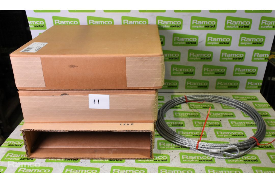 3x Superwinch 3/16 wire rope assemblies, 2x Superwinch S700 wire rope assembly and more - Image 4 of 9