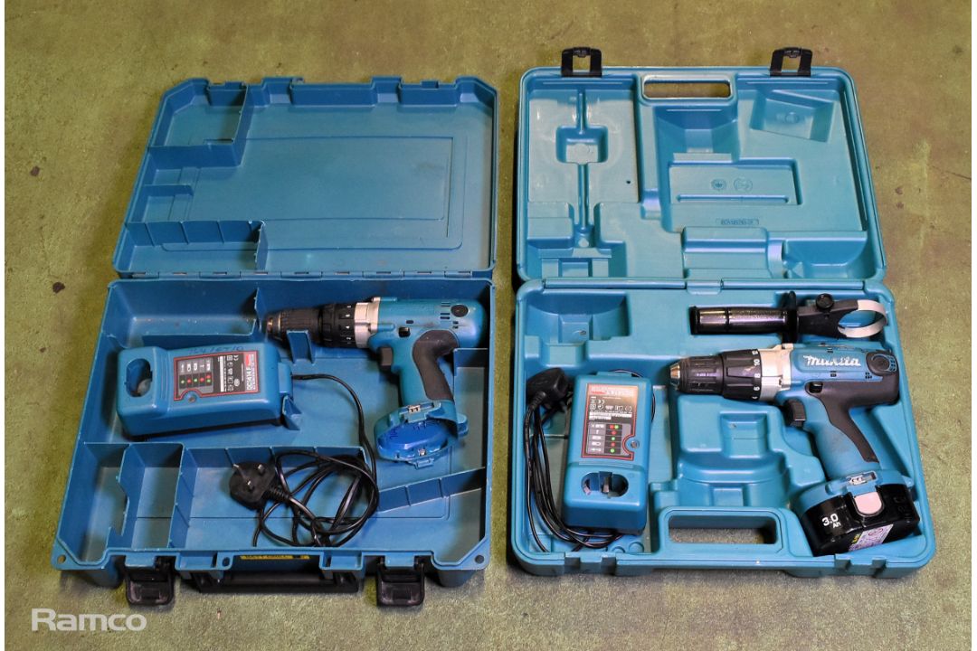 Makita cordless drills - full details in description - Image 1 of 8