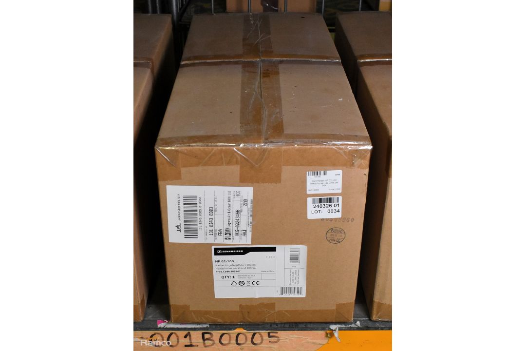 2x boxes of Sennheiser NP 02-100 headphones - 20 units per box - Image 2 of 2