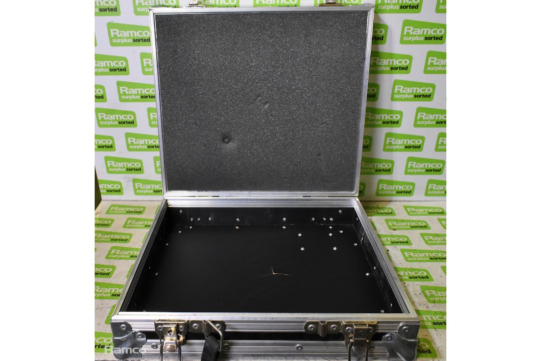 Black plastic protective hard case with padding & 5 Star Cases flight case - Image 8 of 11