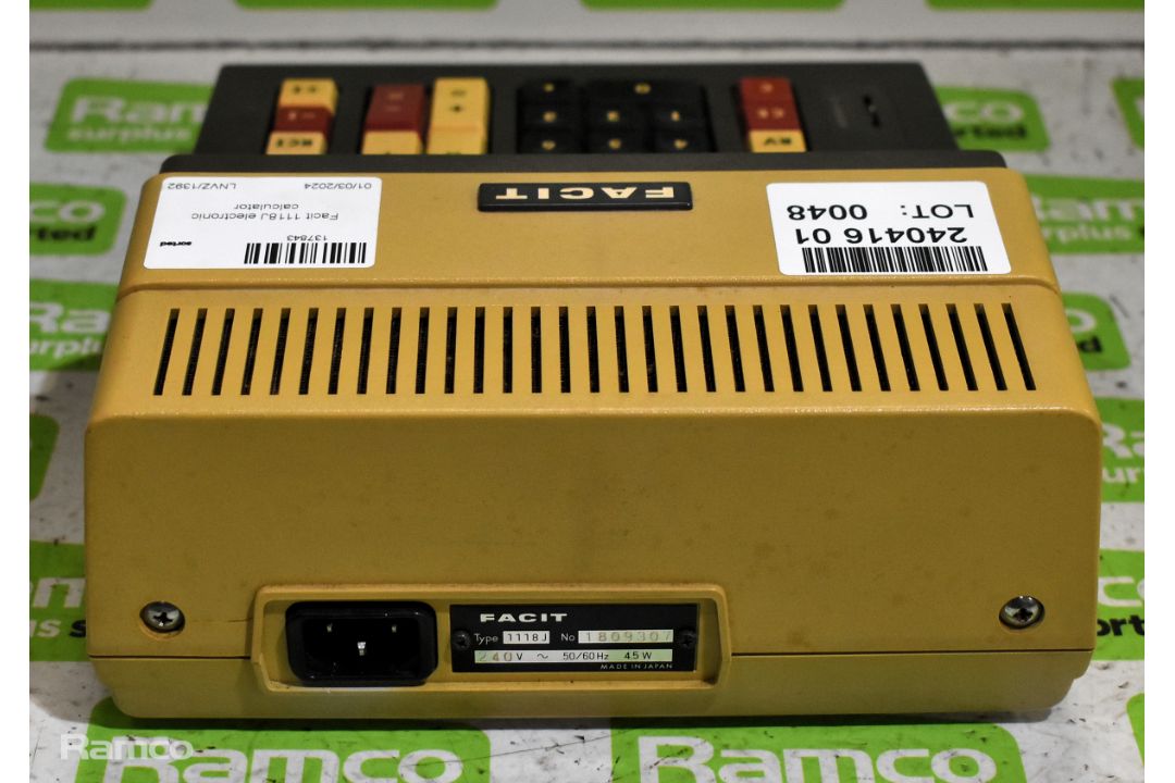 Facit 1118J electronic calculator - Image 3 of 4