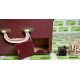 Collaro Tape Transcriptor in burgundy case with a hinged lid and carry handle - Image 8 of 12