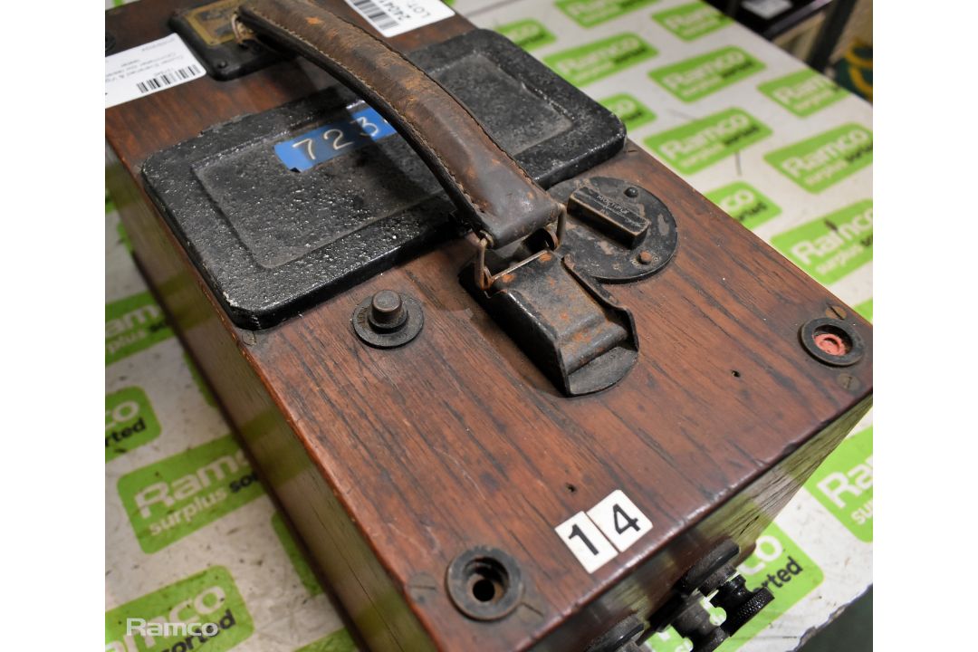 Ducter Evershed & Vignoles Ohmmeter low resistance tester - Image 5 of 8