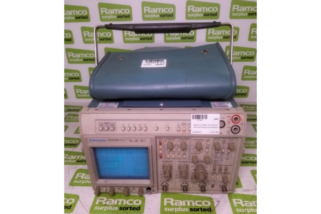 Tektronix 2445A 150 MHz 4 channel analog oscilloscope - Image 1 of 4