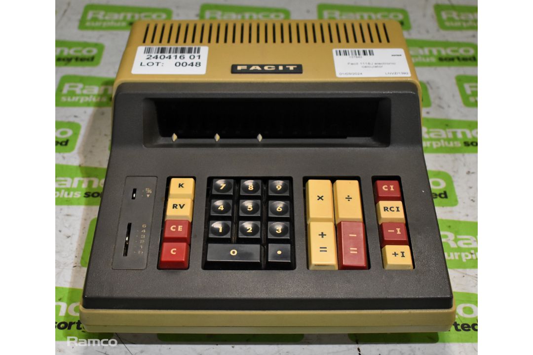 Facit 1118J electronic calculator - Image 1 of 4