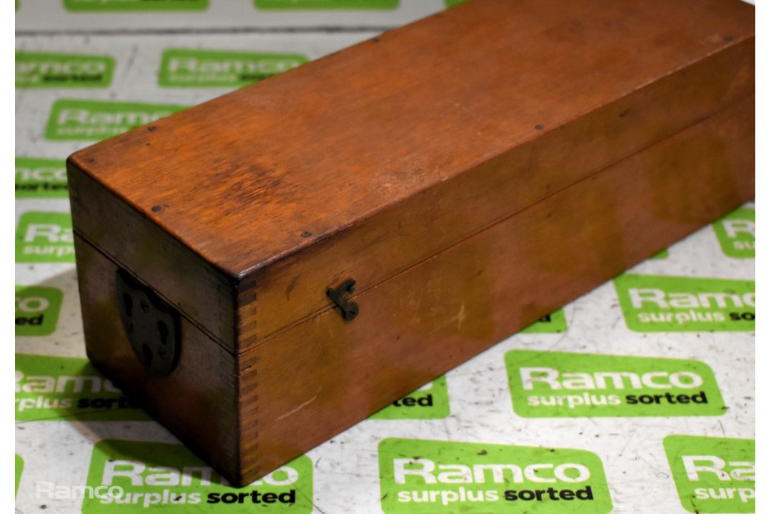 Fuller's cylindrical slide rule / calculator in wooden box - Image 8 of 9