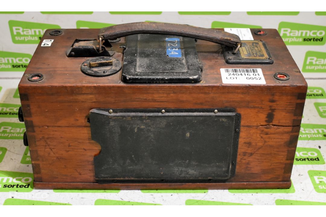 Ducter Evershed & Vignoles Ohmmeter low resistance tester - Image 1 of 8