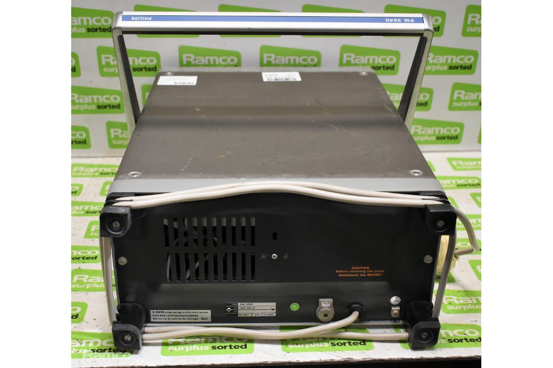 Philips PM 3240 50MHz portable dual-trace oscilloscope - Image 4 of 6