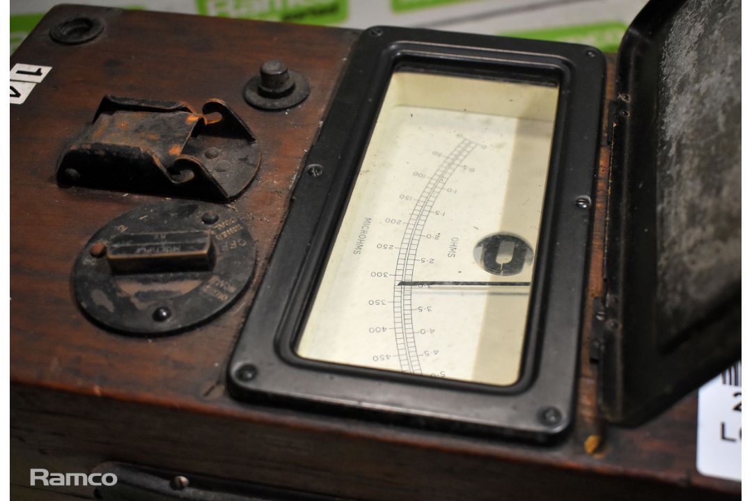 Ducter Evershed & Vignoles Ohmmeter low resistance tester - Image 7 of 8