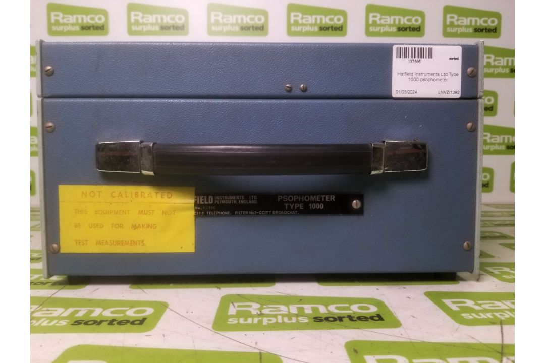 Hatfield Instruments Ltd Type 1000 psophometer - Image 3 of 3