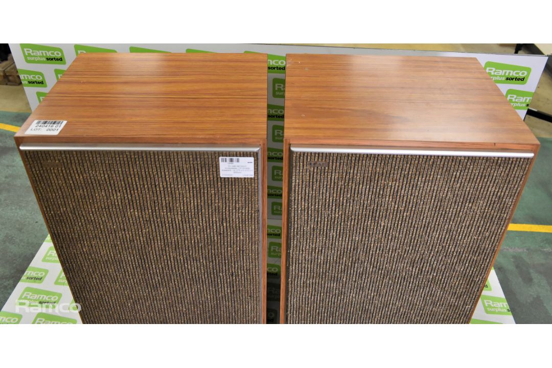 2x Leak sandwich loudspeaker (15 OHMS) speakers - W 375 x D 310 x H 655mm - Image 8 of 8