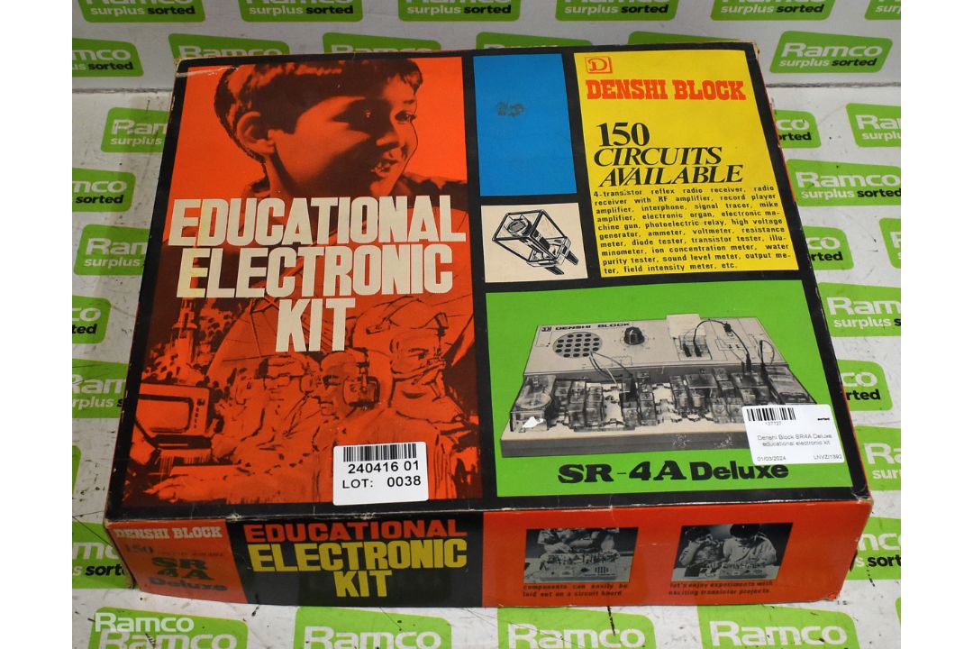 Denshi Block SR4A Deluxe educational electronic kit - Image 1 of 9