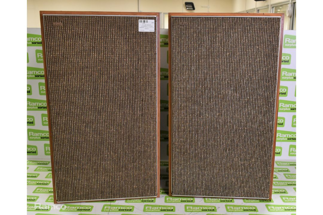 2x Leak sandwich loudspeaker (15 OHMS) speakers - W 375 x D 310 x H 655mm - Image 1 of 8
