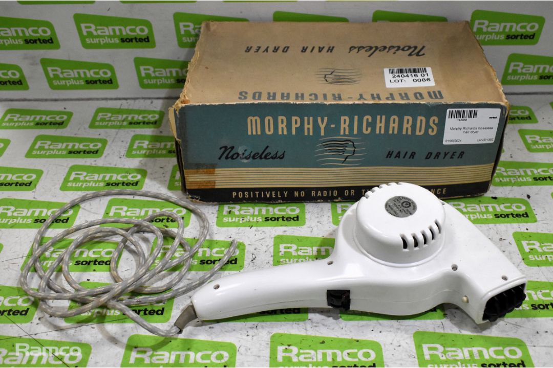 Morphy Richards noiseless hair dryer - Image 1 of 6