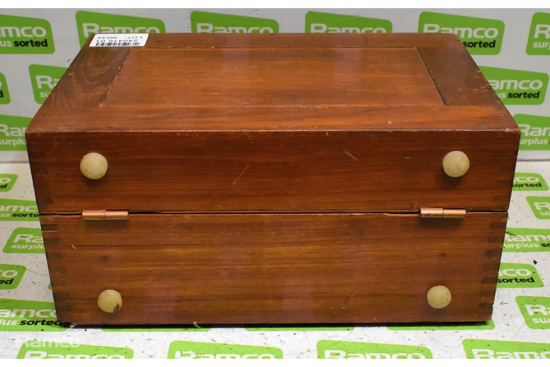 Cambridge Type 24488 portable potentiometer in wooden box - Image 5 of 11