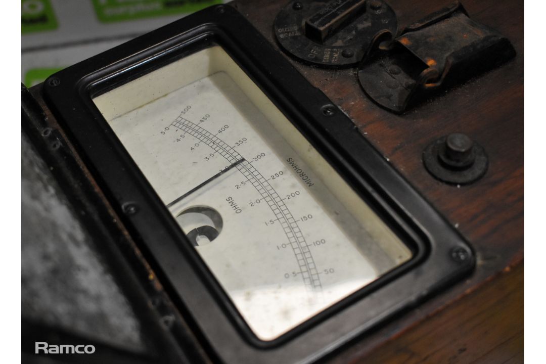 Ducter Evershed & Vignoles Ohmmeter low resistance tester - Image 6 of 8