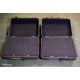 2x Transport and storage cases with divider panel - L 460 x W 370 x H 190mm - Image 2 of 6